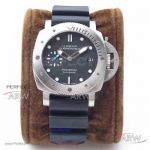 ZF Factory Panerai Submersible PAM682 Black Dial Black Rubber Strap 42mm Swiss Automatic Watch